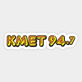 KMET Sticker